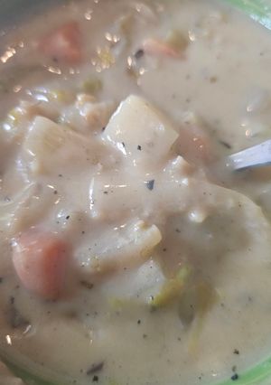 A picture of Easy Clam Chowder Low-fat Method.