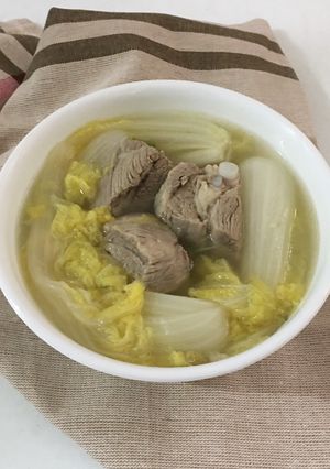 娃娃菜排骨湯 的食譜成品照片