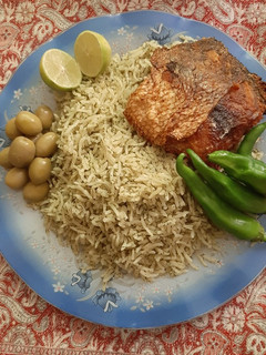عکسی از دستور دمی شوید با ماهی سالمون