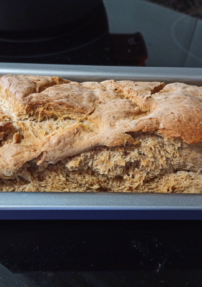Una foto de Pan con harina de espelta