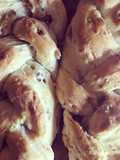 Pan de manteca trenzado