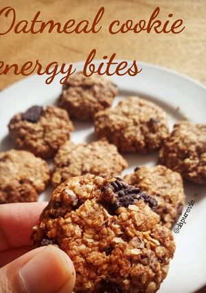 Foto resep Oatmeal cookies energy bars