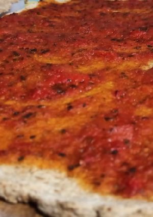 Una foto de Pizza harina integral