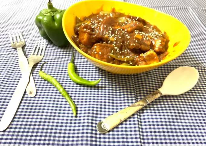 How to Prepare Homemade Chilli paneer gravy