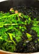 Canh Xà Lách Xoong Nấu Nấm Rơm Rong Biển Chay