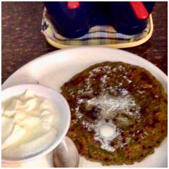 A picture of Makki Mooli Methi Parantha.