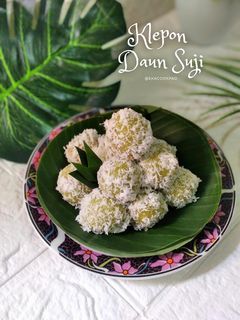 Foto resep Klepon Daun Suji