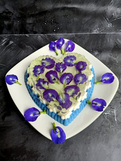Foto resep Puding Susu Bunga Telang
