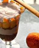 Peaches N' Cream-Cobbler Chia Pudding