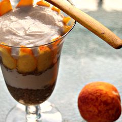 A picture of Peaches N' Cream-Cobbler Chia Pudding.