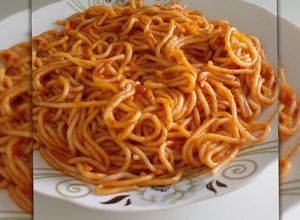 صورة لوصفة سباغيتي