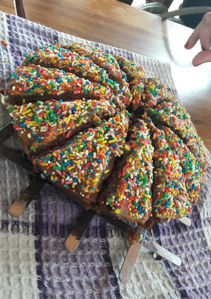 Una foto de Torta de chocolate en microondas muy fácil y versátil
