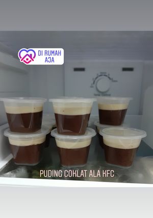 Foto resep PUDING COKLAT ala KFC 😊