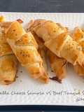 Mozzarella Cheese Samosa VS Beef Tongue Samosa😊