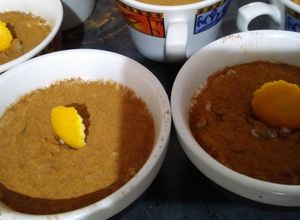 Una foto de Arroz con leche y naranja 🍶🍊