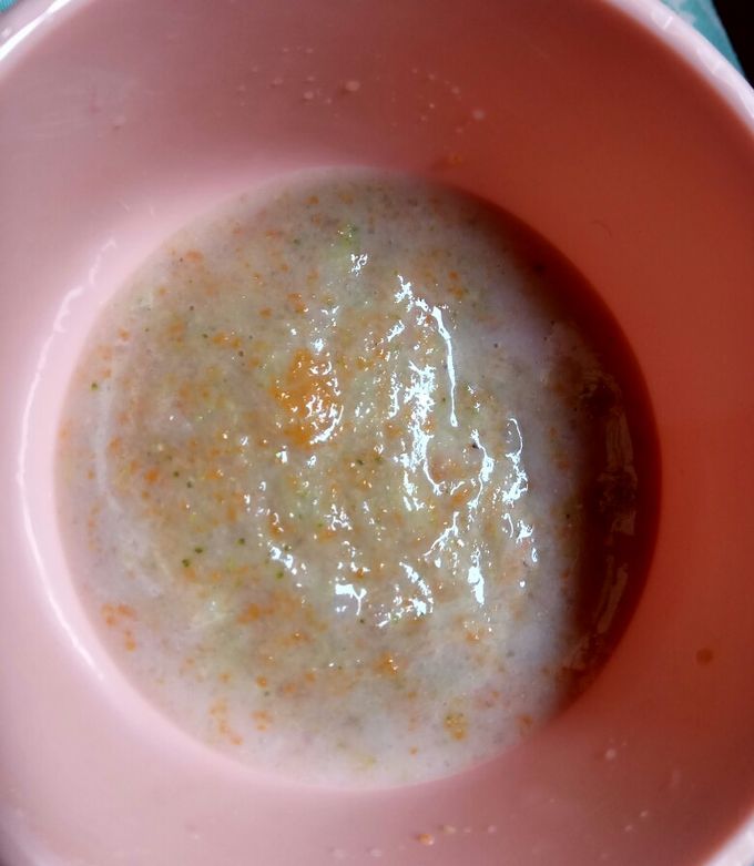 Foto resep Mix Rice, brocoli, carrot, cheesse (MP-ASI 6m)