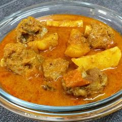 A picture of Mutton Curry.