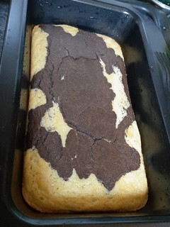 Una foto de Bizcocho de mármol (sin lactosa, sin fructosa y sin gluten)