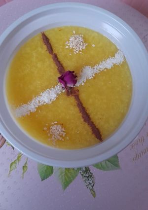 عکسی از دستور شله زرد