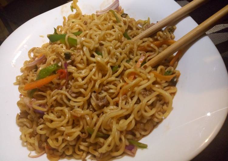 Simple Way to Prepare Homemade Beef stock noodles