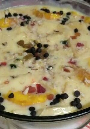 A picture of # Cooksnap # custard.