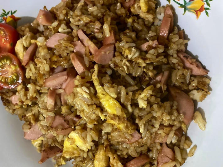 Anti Ribet, Membuat Nasi goreng manis gurih Menu Enak Dan Mudah Dibuat