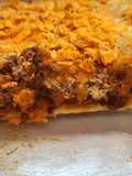 Taco crescent roll casserole
