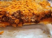 A picture of doritos and ground beef