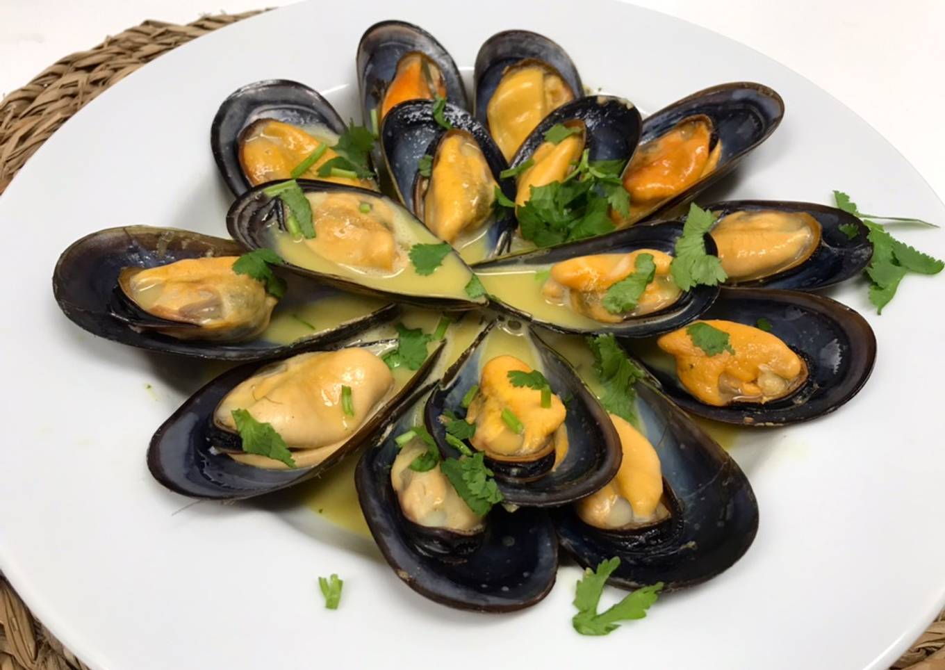 Mejillones Thai al vapor en MyCook Touch