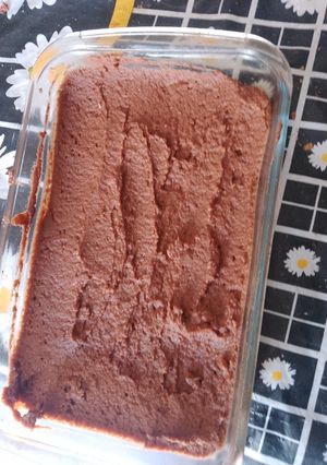 Una foto de Brownie húmedo con 3 ingredientes