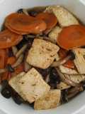 Braised tofu and shimeji