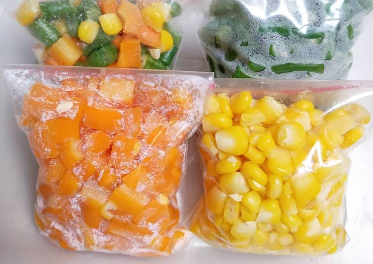 Food Preparation Mix Vegetables