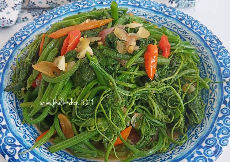 Resep Tumis Daun Pucuk Labu Anti Gagal
