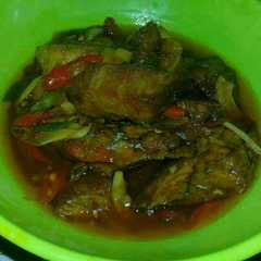 A picture of Pindang tongkol kecap.