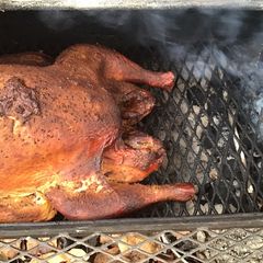 California Farm BBQ Smoked Huge Turkey A picture of California Farm BBQ Smoked Huge Turkey.