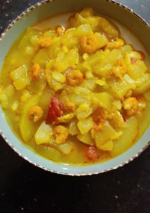 লাউ চিংড়ি রেসিপির প্রধান ছবি