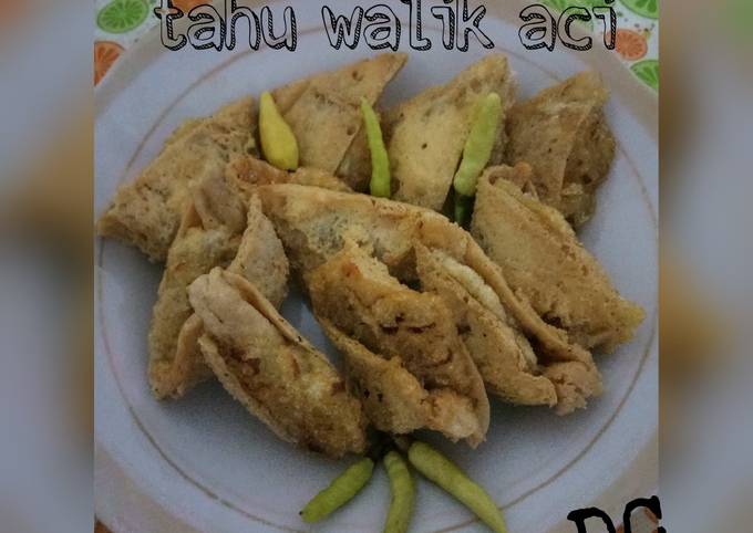 Standar Resep buat Tahu walik aci dijamin istimewa