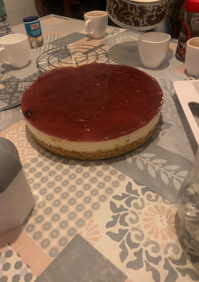 Una foto de Tarta de queso sin horno