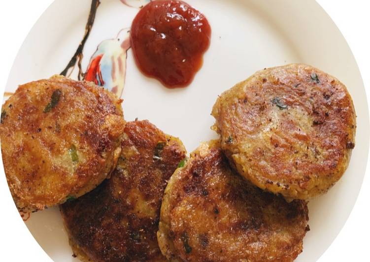 Steps to Prepare Award-winning Aloo tikki (with / without egg white)