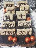 Tarta cementerio con brownie