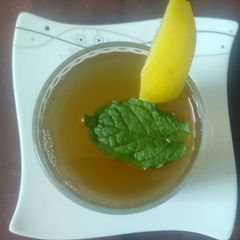 A picture of Lemon mint drink.