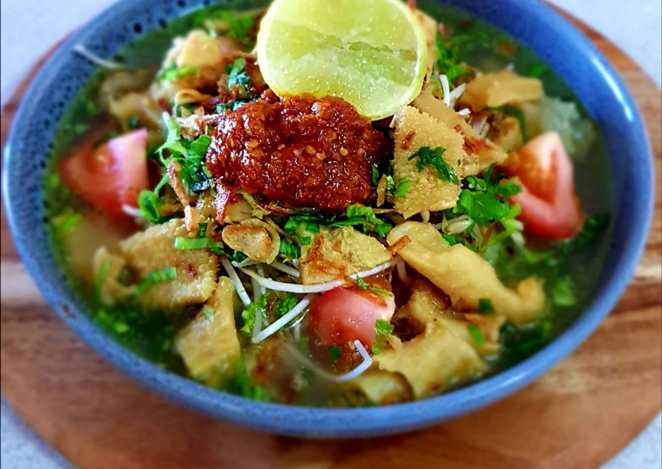 Soto Babat Daging Sapi Kuah Bening