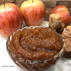 Apple Jaggery Chutney Healthy Chutney A picture of Apple Jaggery Chutney Healthy Chutney.