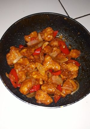 Foto resep Ayam fillet asam manis simple