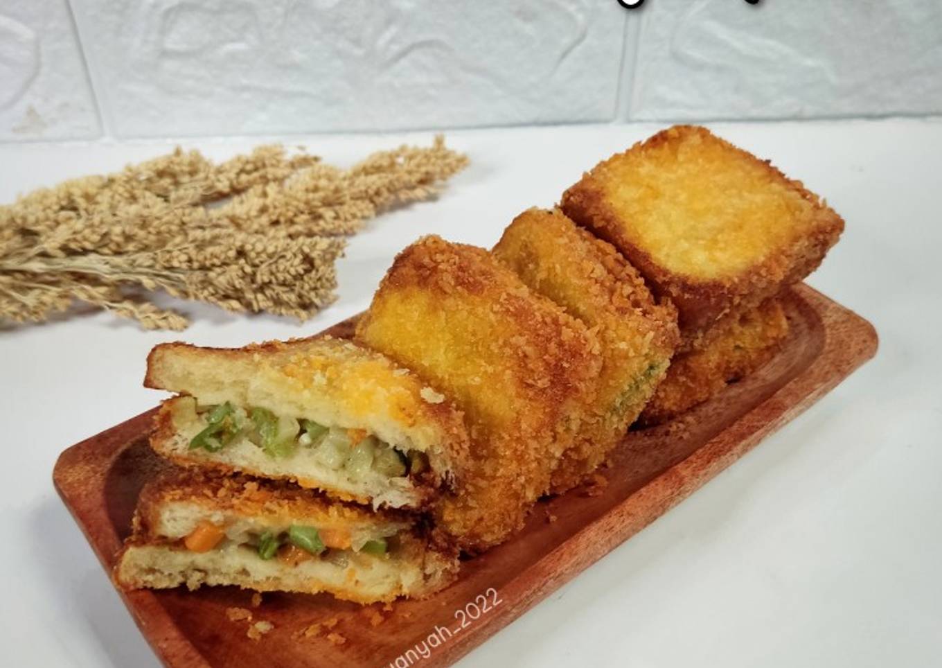Roti goreng ragout peda