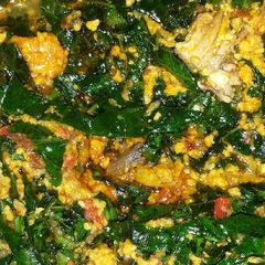A picture of Egusi soup.