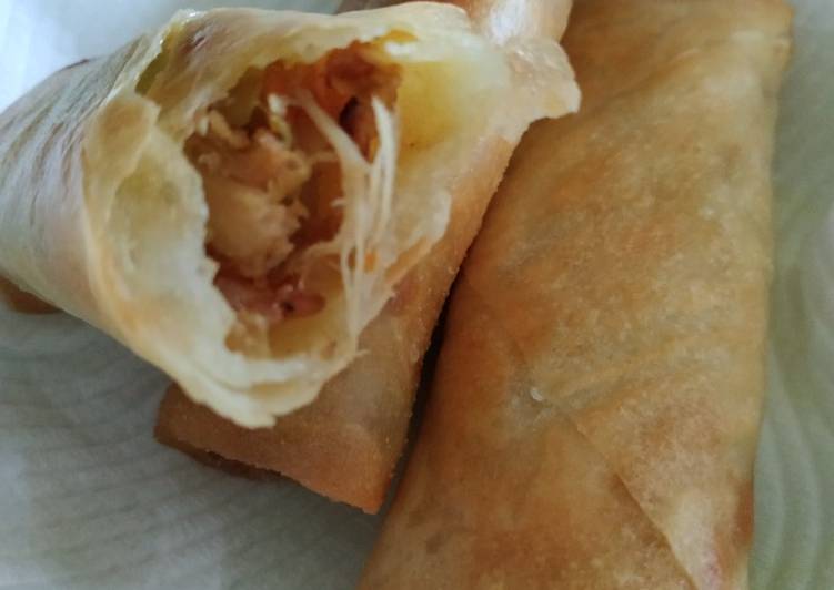 Cara Gampang Membuat Lumpia isi Ayam Sayur Anti Gagal