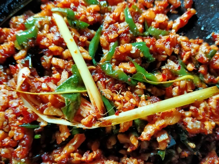 Cara Mudah Membuat Resep Kering tempe pedas manis tahan lama yang Sempurna Anti Ribet, Bikin Ngiler