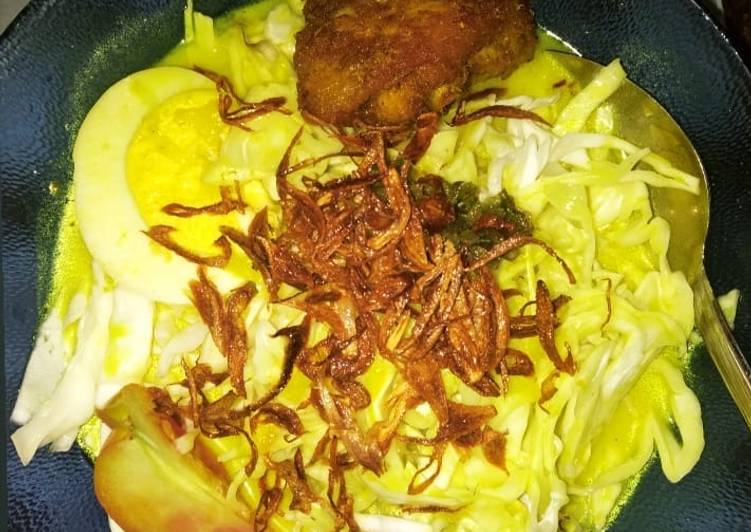 Resep 🥗Soto Ayam kuah Santan🥗, Enak Banget