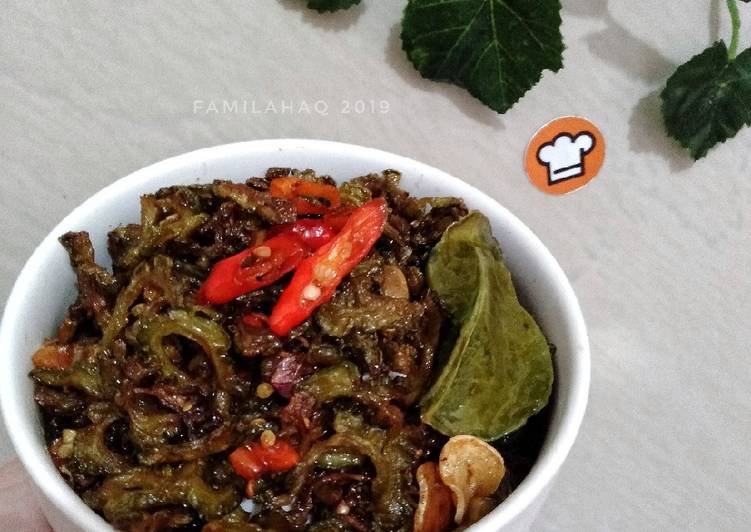 Resep: saat makan malamKering Pare Nenek